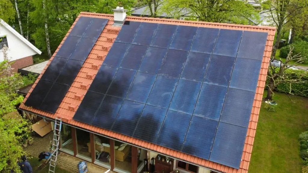 Photovoltaikanlage auf Einfamilienhaus in Brandenburg